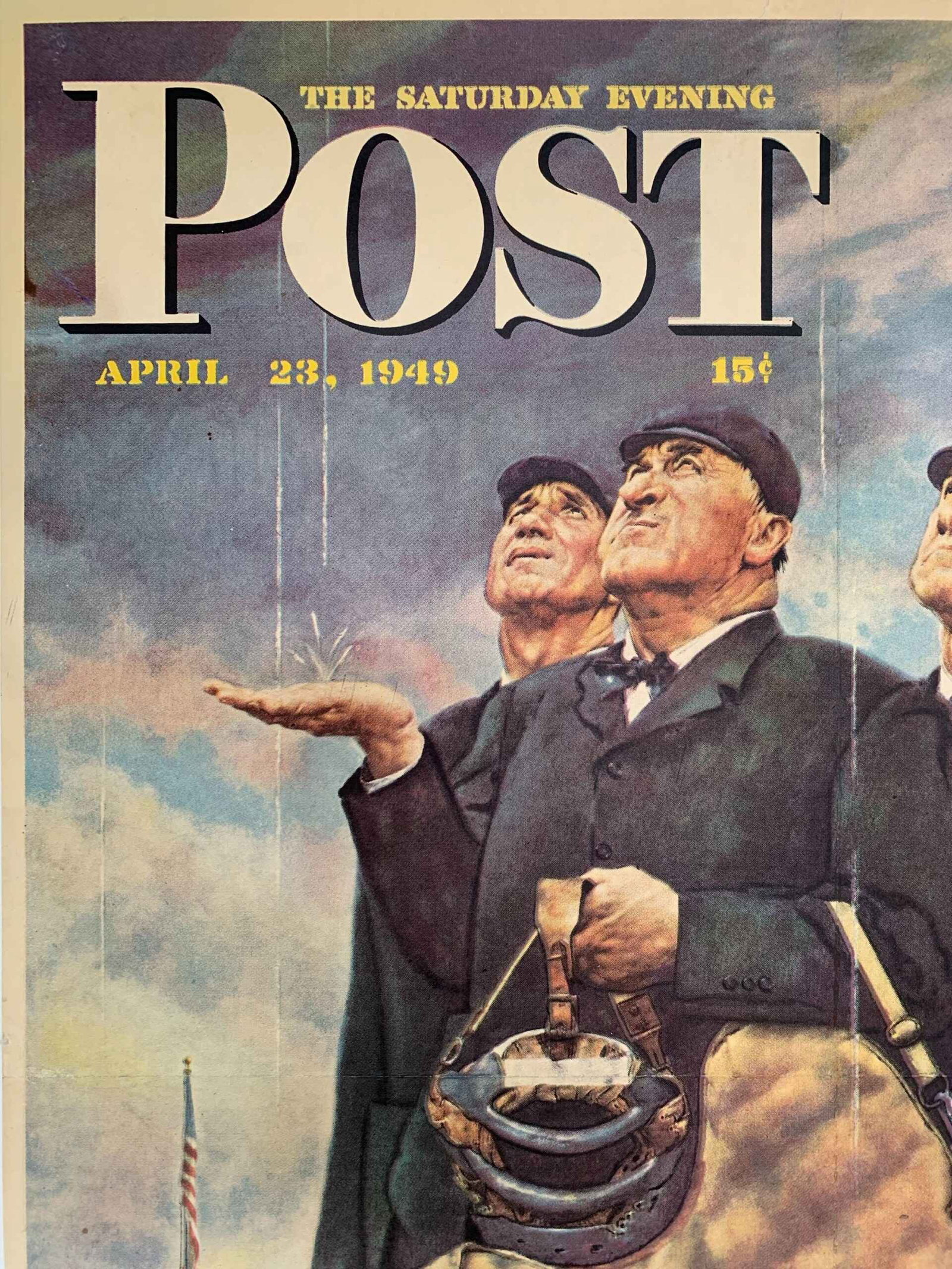 Saturday Evening Post - Art By Norman Rockwell (1949) 22x28 US Newstand Poster - 2