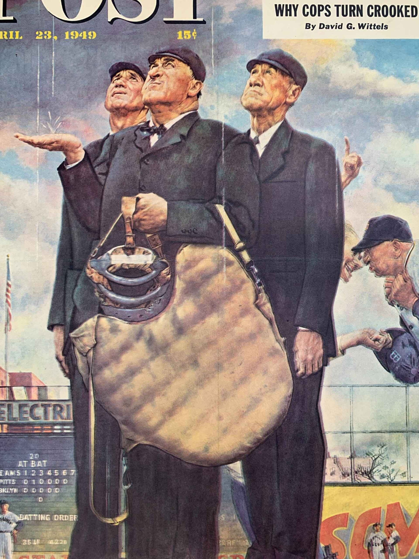 Saturday Evening Post - Art By Norman Rockwell (1949) 22x28 US Newstand Poster - 3