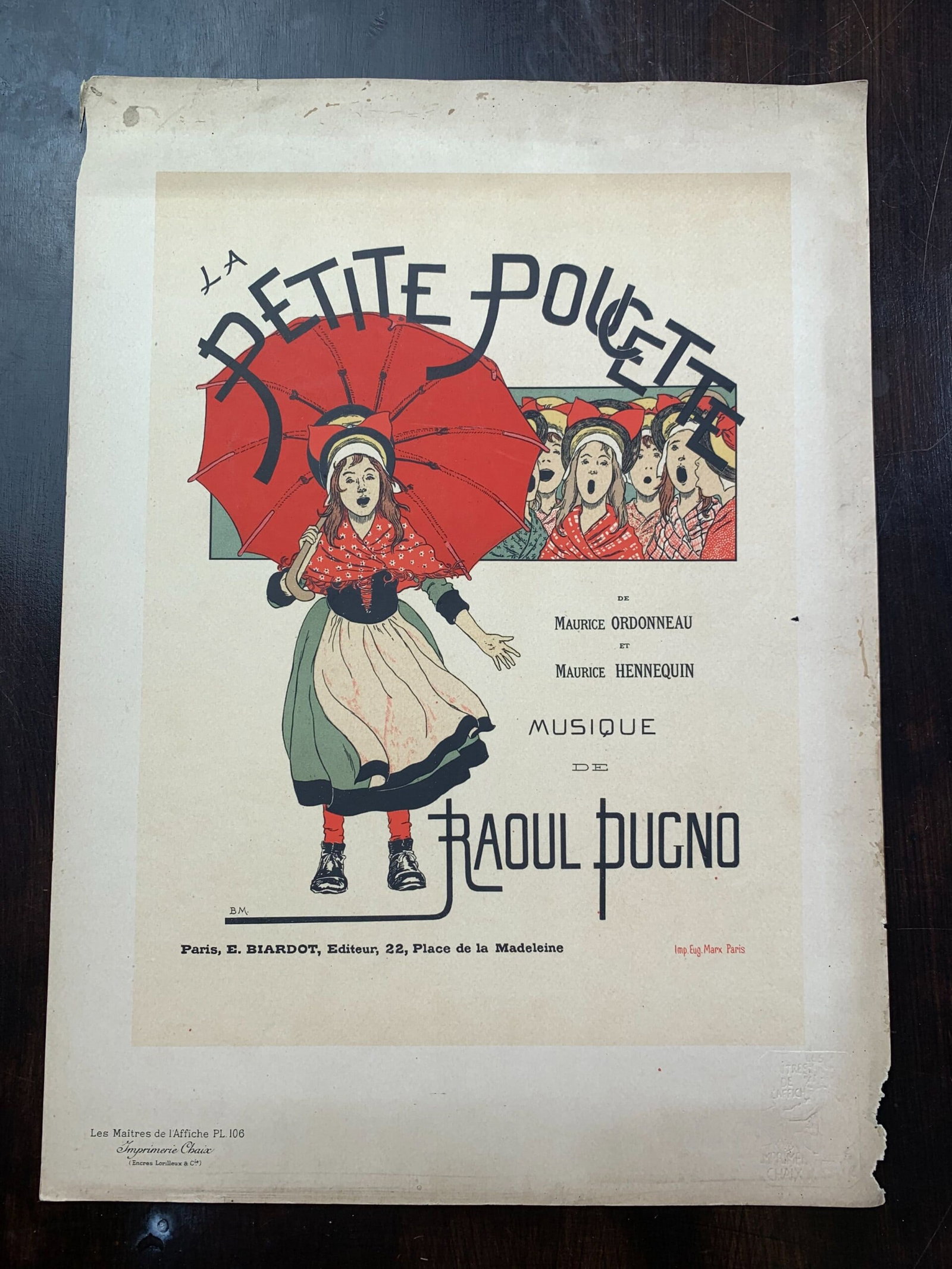 Les Maitres de l'Affiche (1898) 7 French Lithos #108,118,100,106,120,107,119 - 4