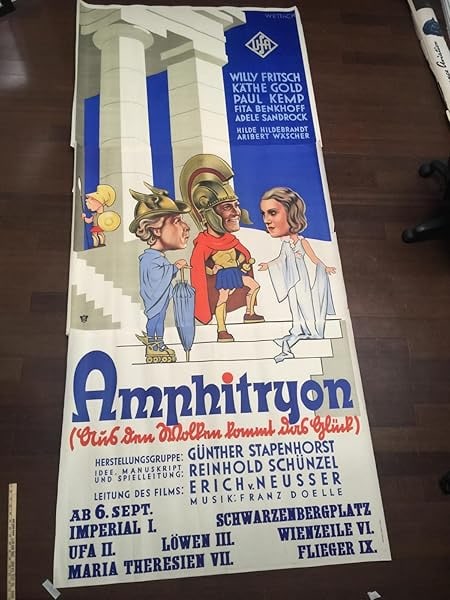 Amphitryon - Art By Reinhart Wettach (1935) 49x111 German Musical Movie Poster - 3