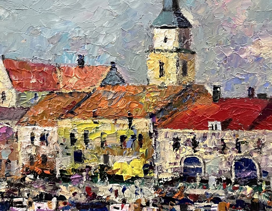 Oil painting City on the water Serhiy Rybak - 7