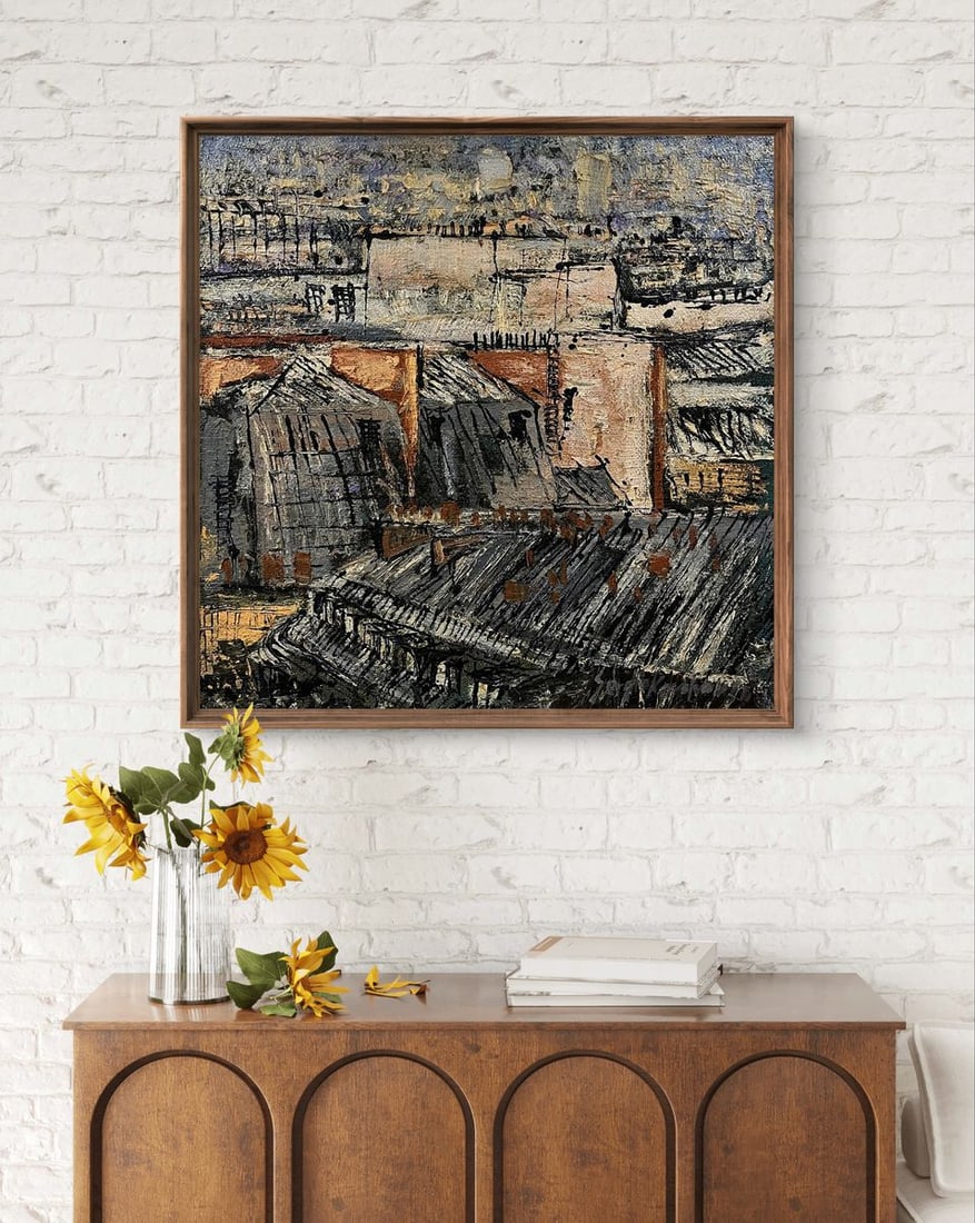 Oil painting Life in the city Serhiy Kovalev - 3