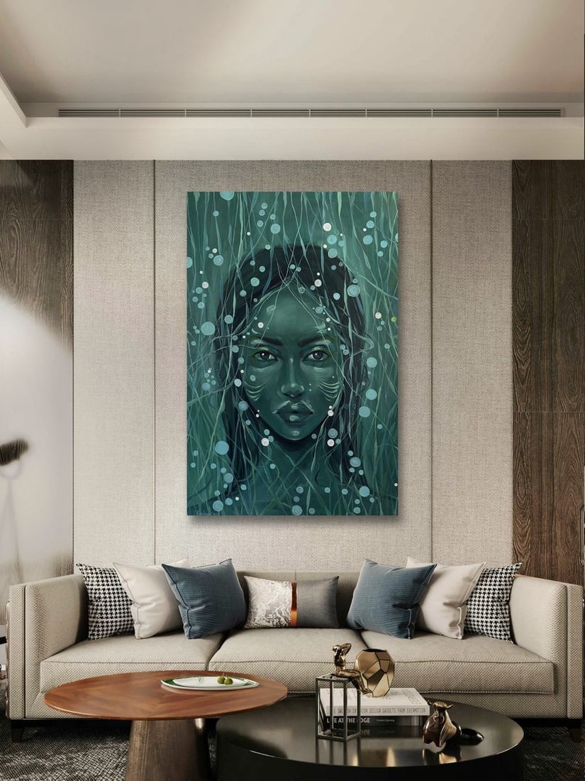 Oil painting Underwater Victoria Kagalovska - 2