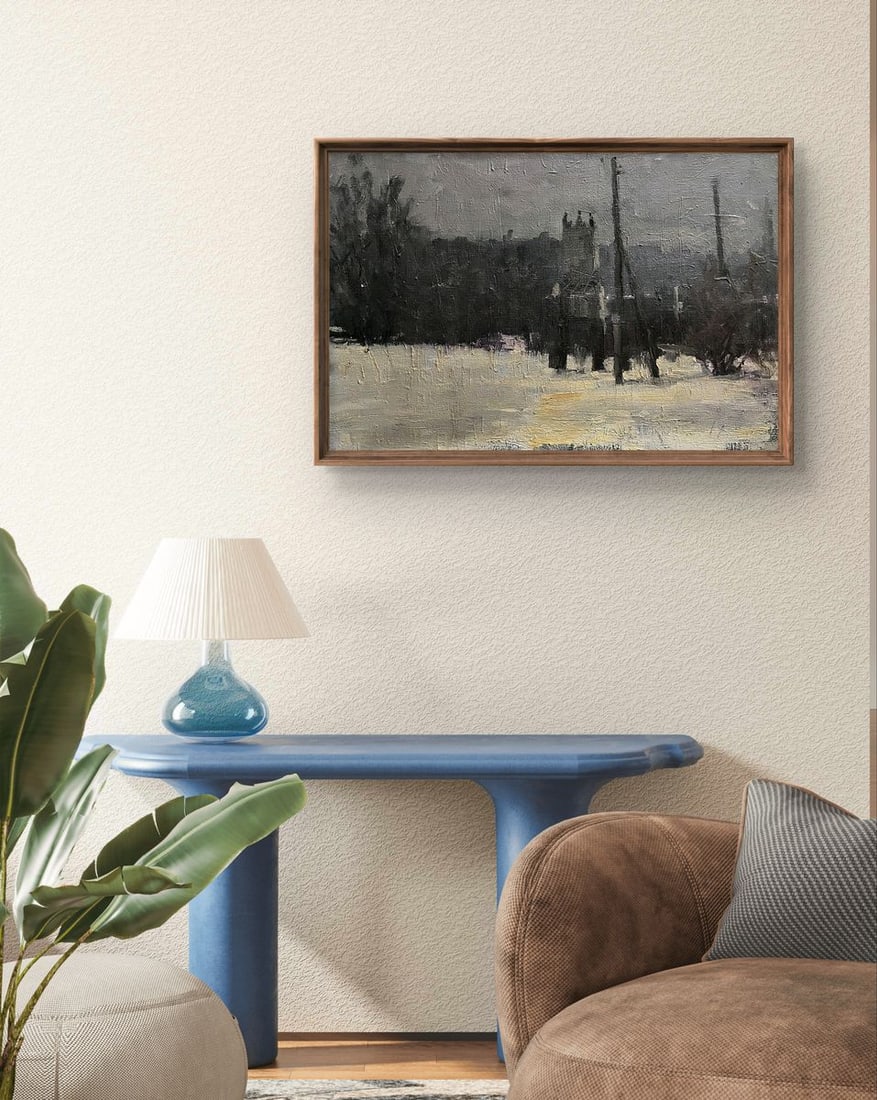 Oil painting Winter King Volodymyr Pashchenko - 2