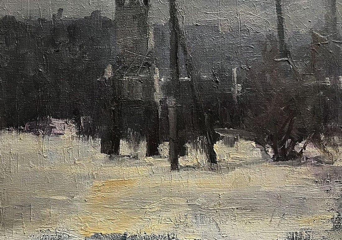 Oil painting Winter King Volodymyr Pashchenko - 7