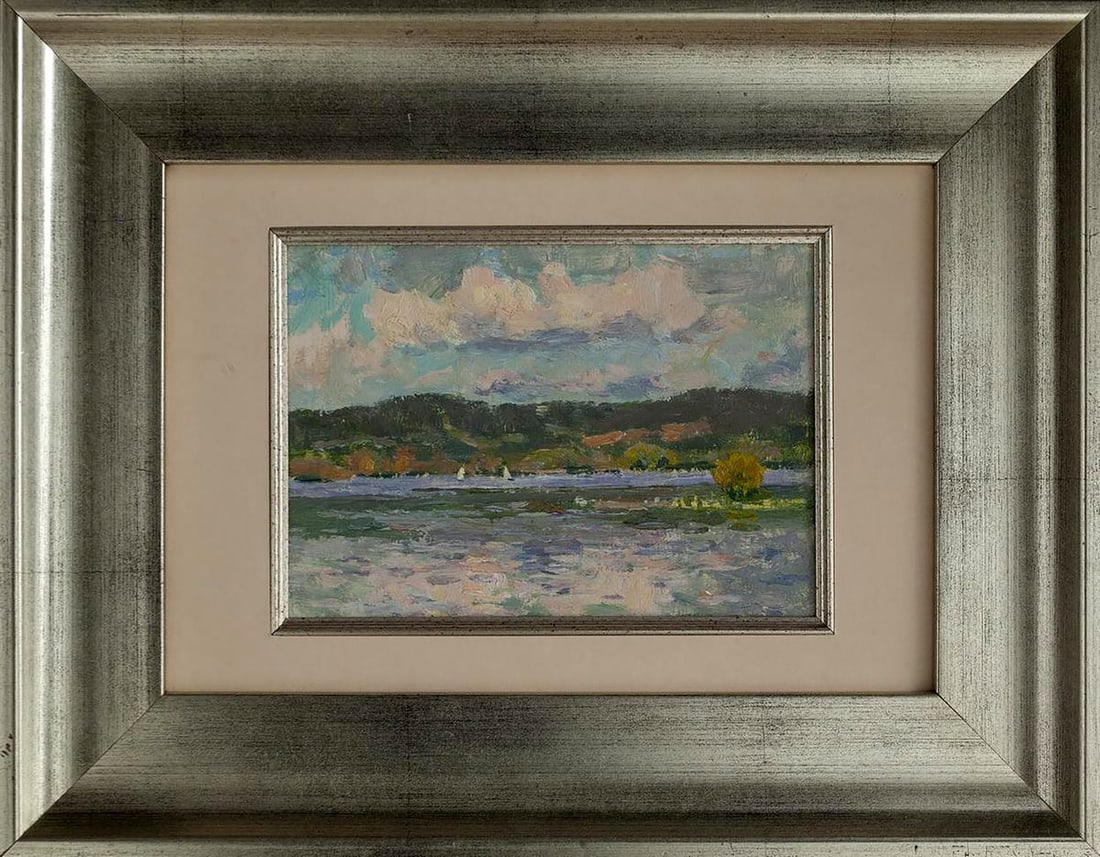 Oil painting Reservoir Yury Konovalov - 2
