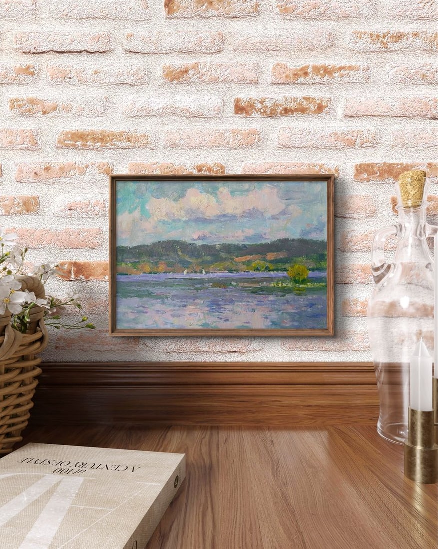 Oil painting Reservoir Yury Konovalov - 3