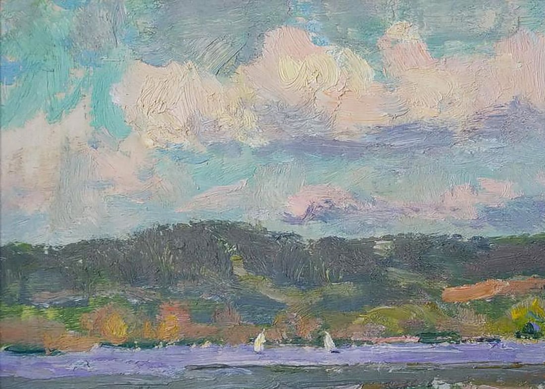 Oil painting Reservoir Yury Konovalov - 5