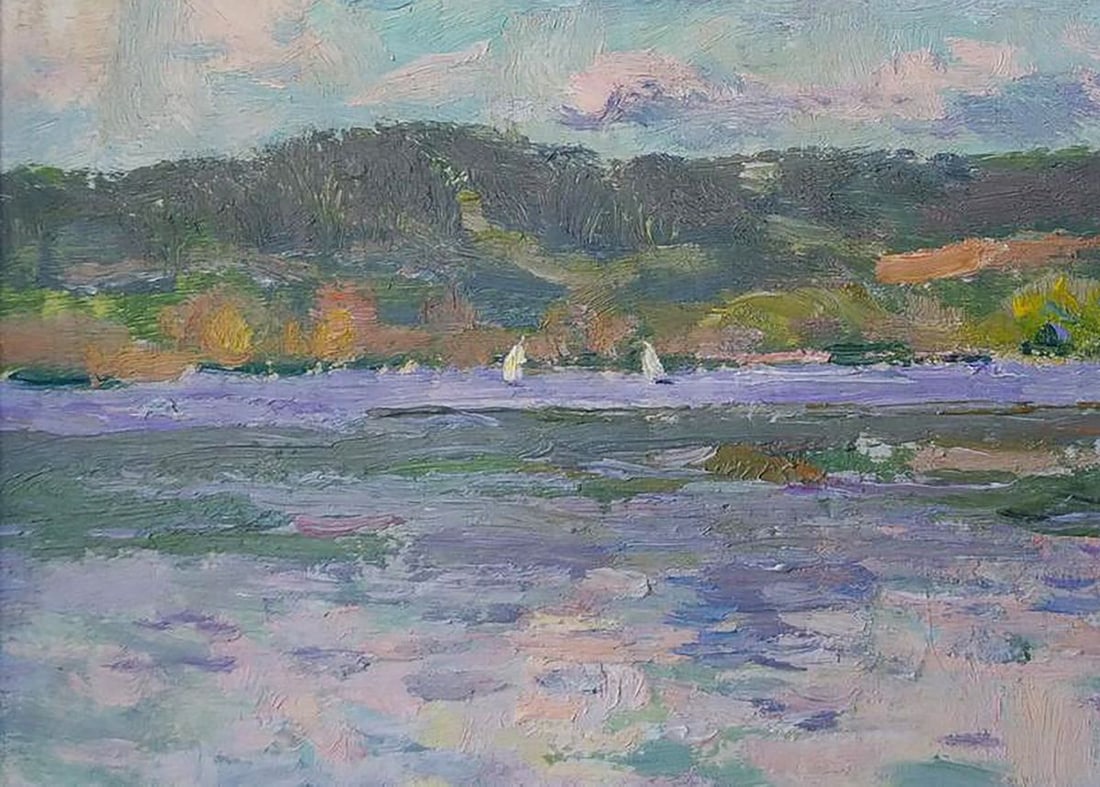 Oil painting Reservoir Yury Konovalov - 7