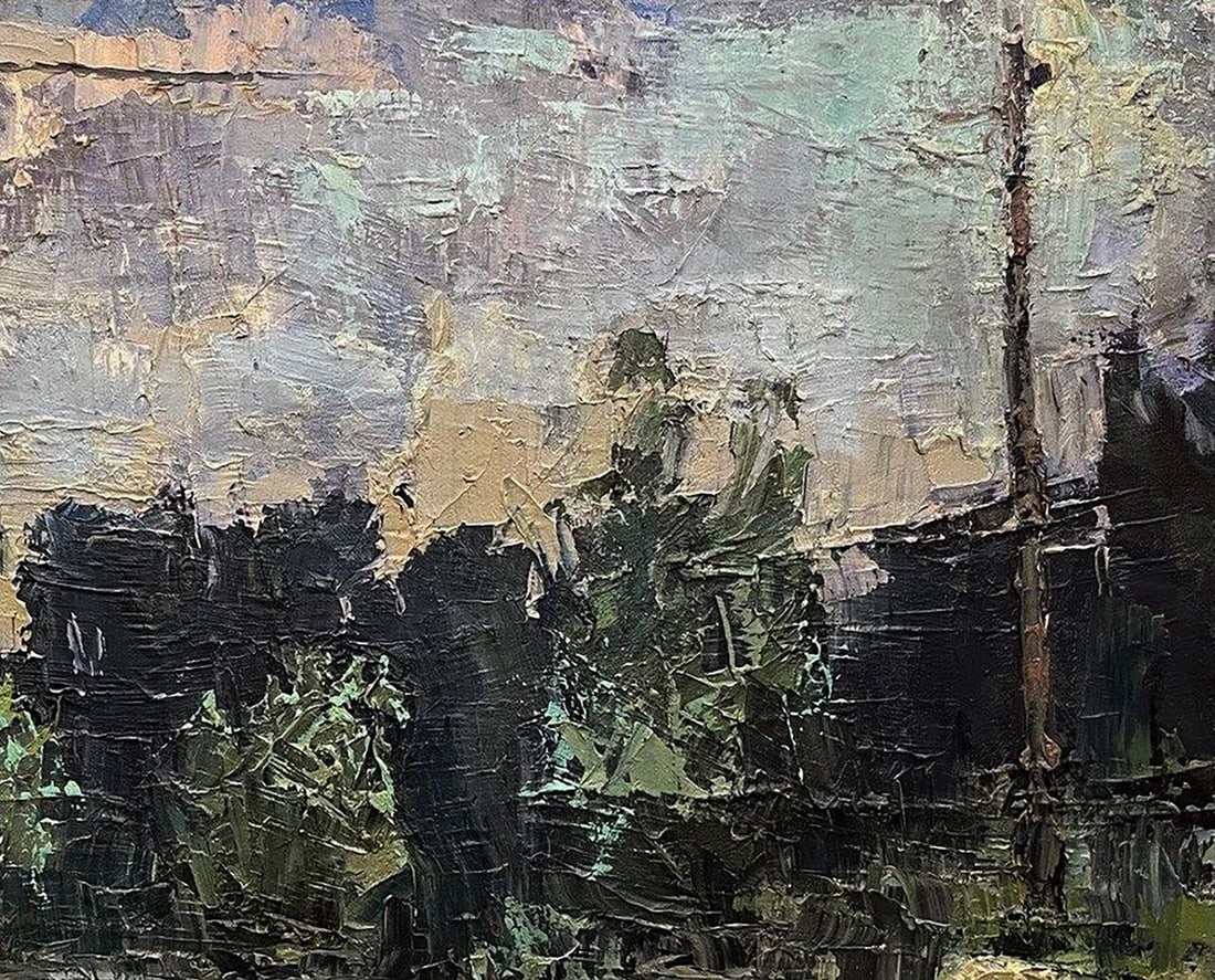 Oil painting May forest Volodymyr Pashchenko - 5