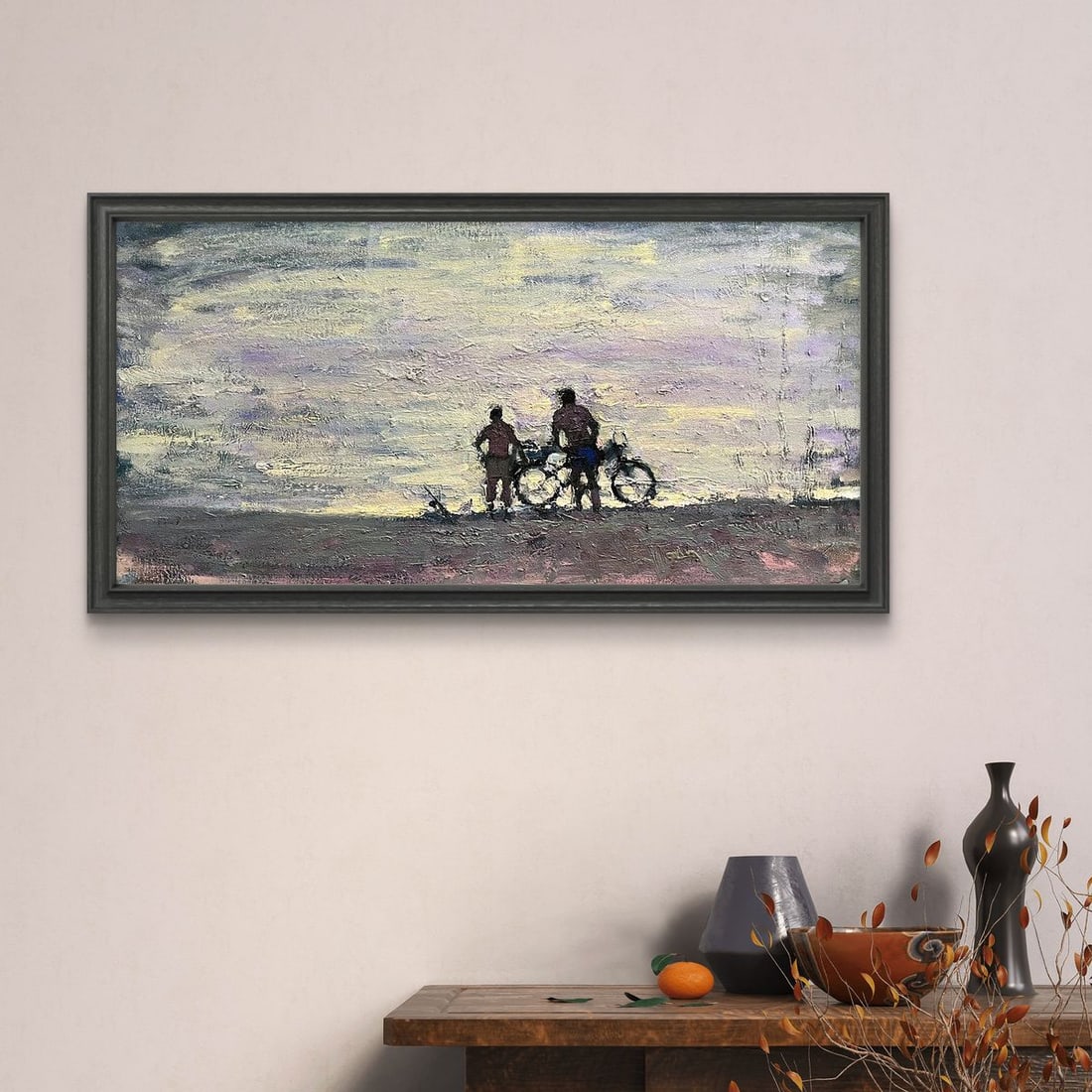 Oil painting Conversation Volodymyr Pashchenko - 2