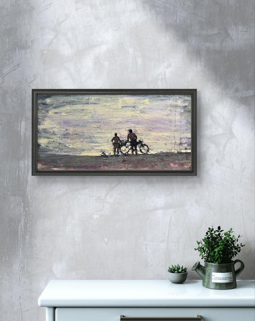 Oil painting Conversation Volodymyr Pashchenko - 3