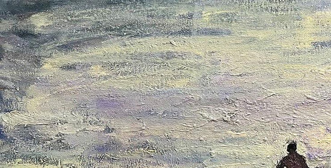Oil painting Conversation Volodymyr Pashchenko - 4