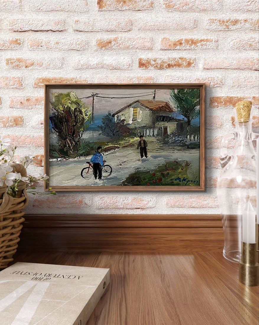 Oil painting By bike Dmytro Kravtsov - 4