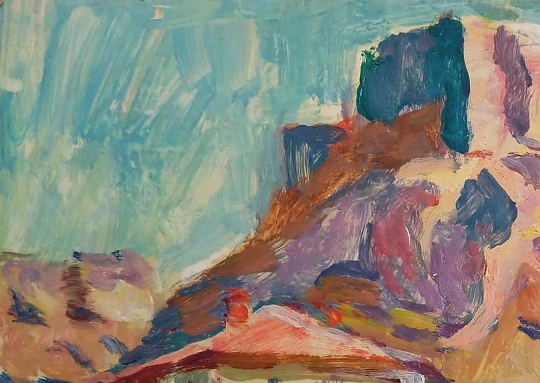 Oil painting Central Asia Yury Konovalov - 5