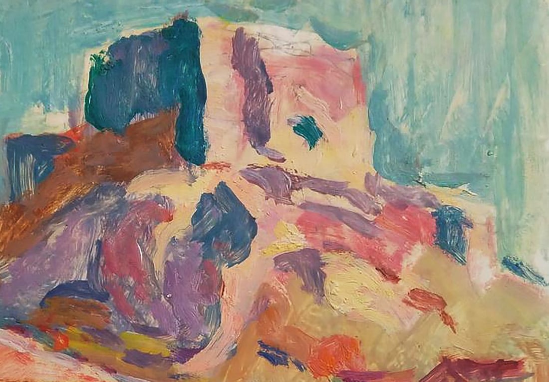 Oil painting Central Asia Yury Konovalov - 6