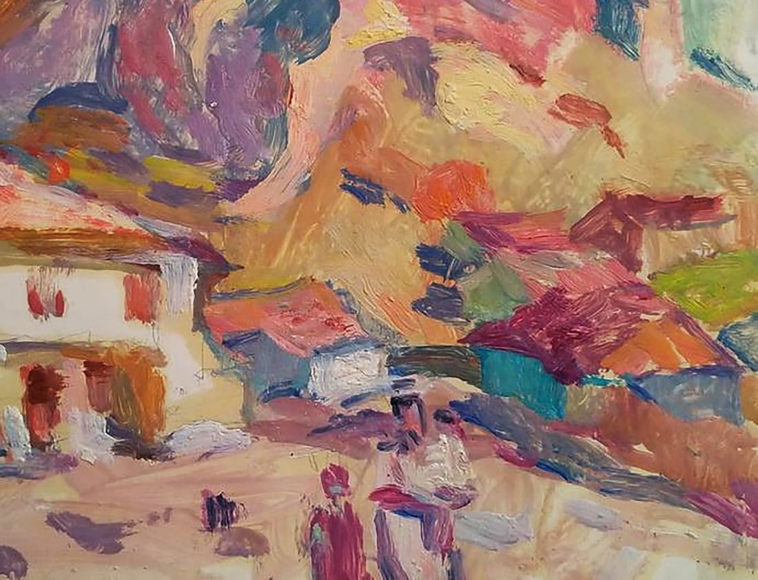 Oil painting Central Asia Yury Konovalov - 8