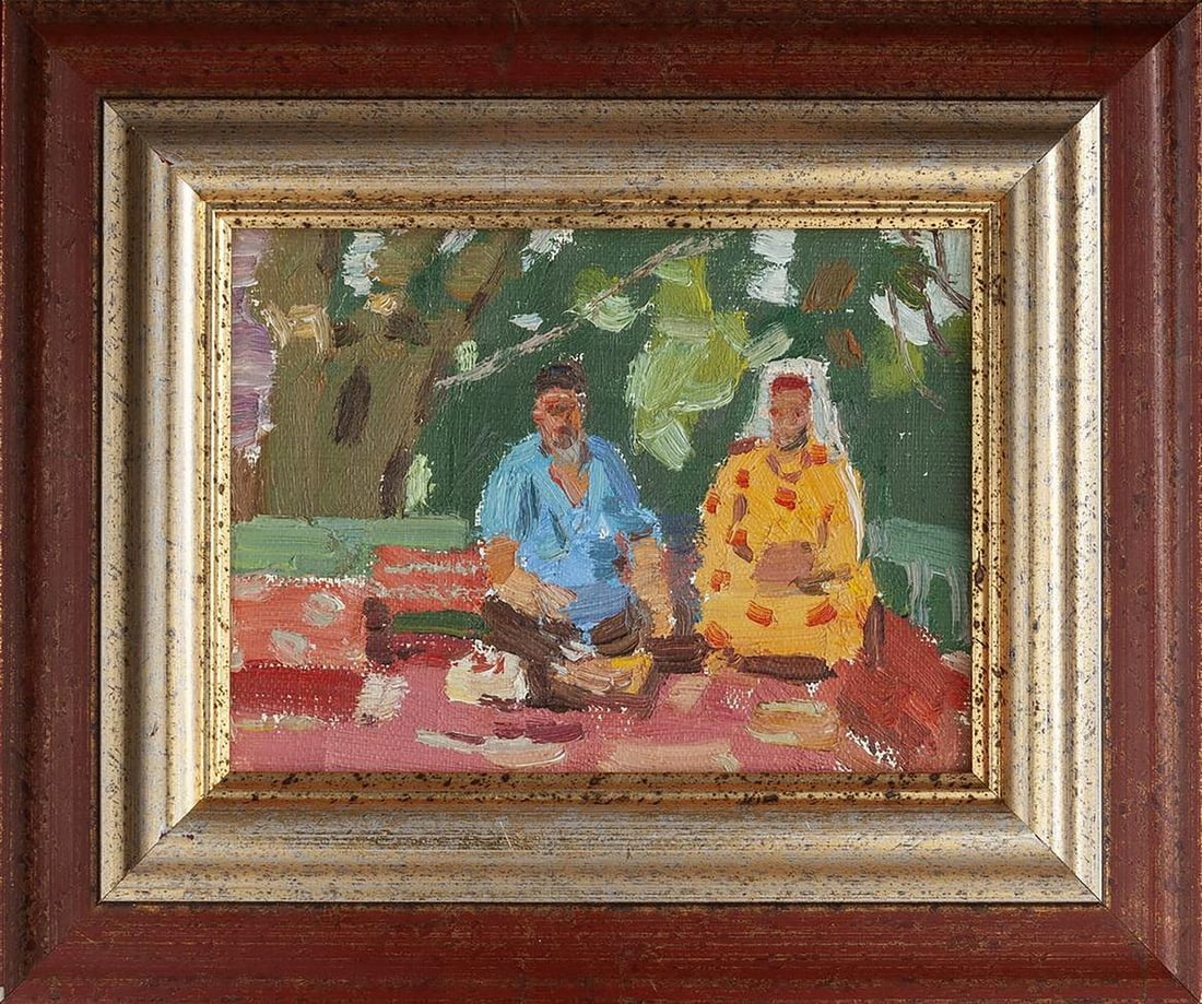 Oil painting Tea party Yury Konovalov - 2