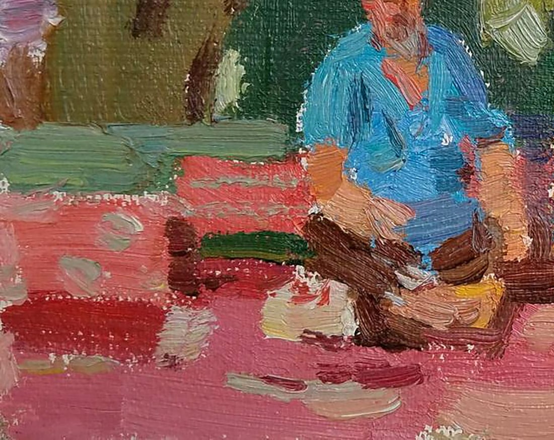 Oil painting Tea party Yury Konovalov - 7