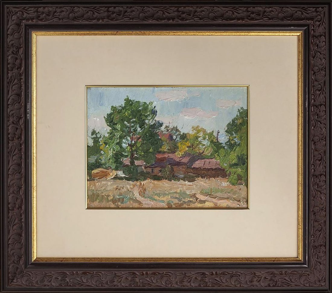 Oil painting Rural life Yury Konovalov - 2