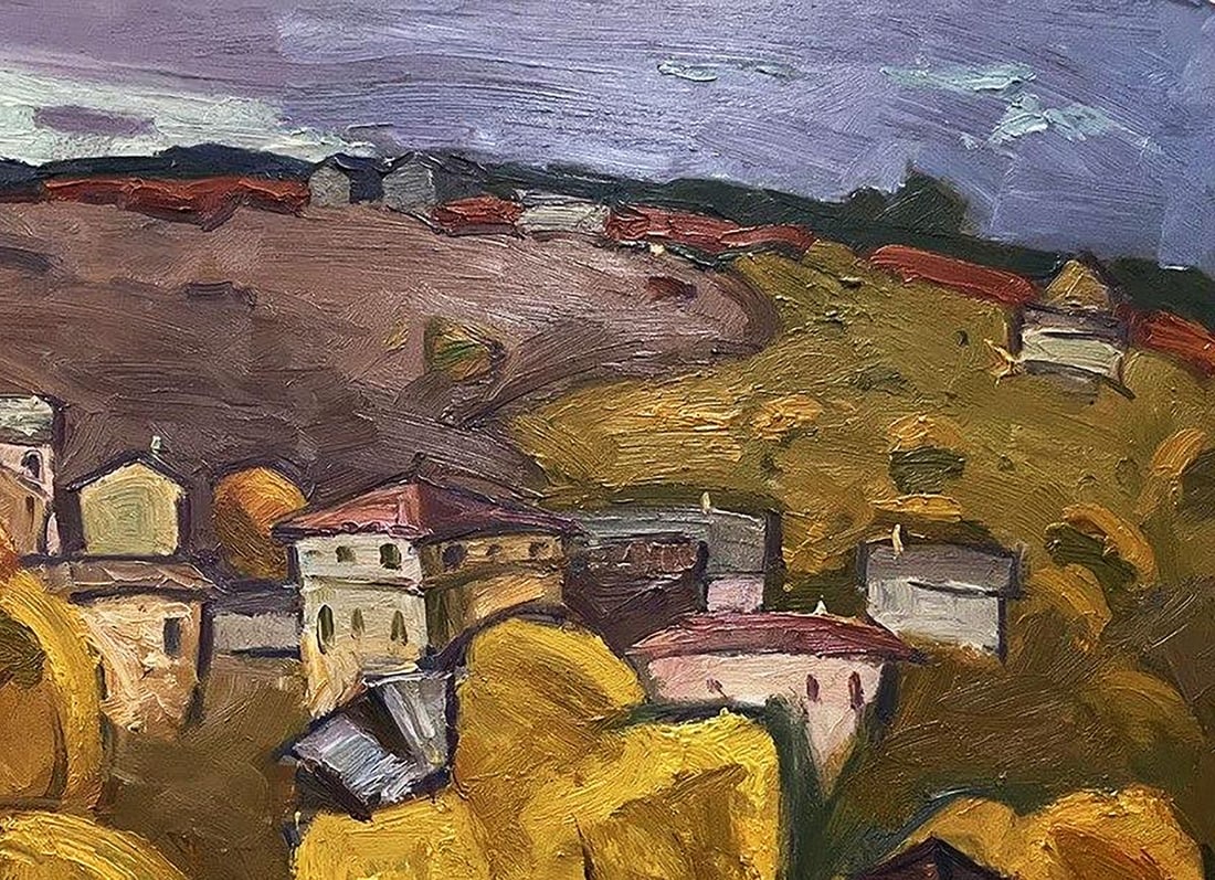 Oil painting Autumn trees Oleksandr Andreev - 4