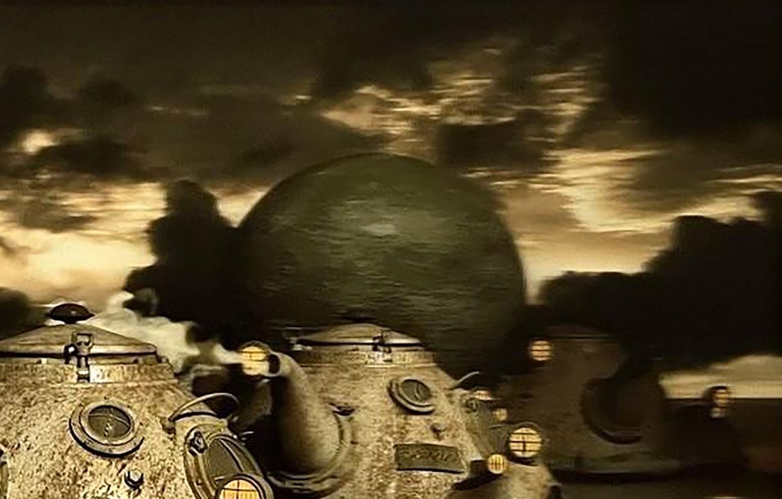 Digital art Mars rover tea party on Phobos Yuriy Laptev - 5