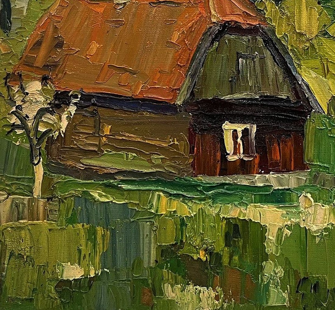 Oil painting Spring greens Anatoly Tertychny - 6