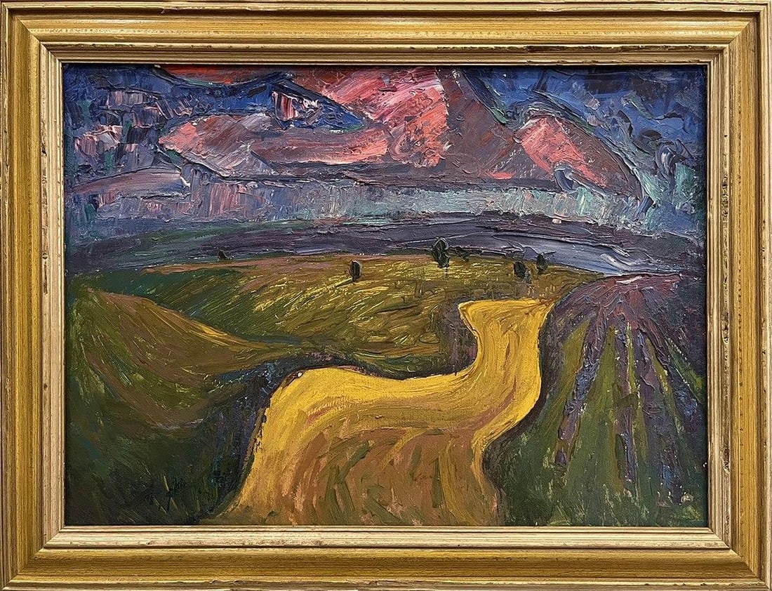 Oil painting Lavender fields Oleksandr Andreev - 2