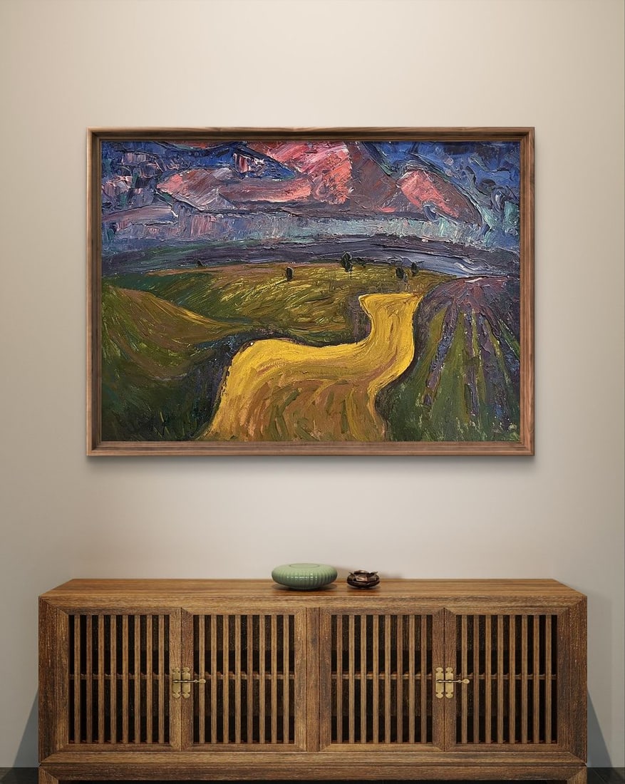 Oil painting Lavender fields Oleksandr Andreev - 3