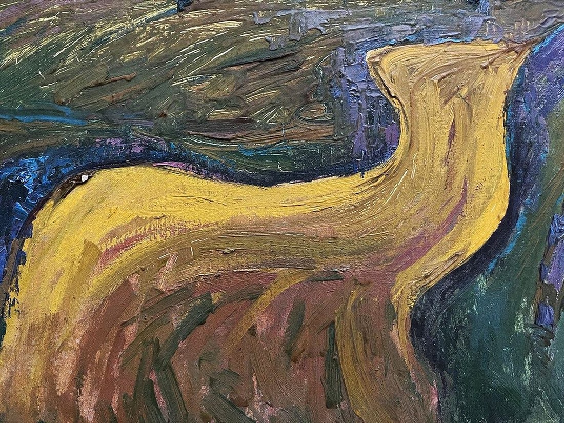 Oil painting Lavender fields Oleksandr Andreev - 5