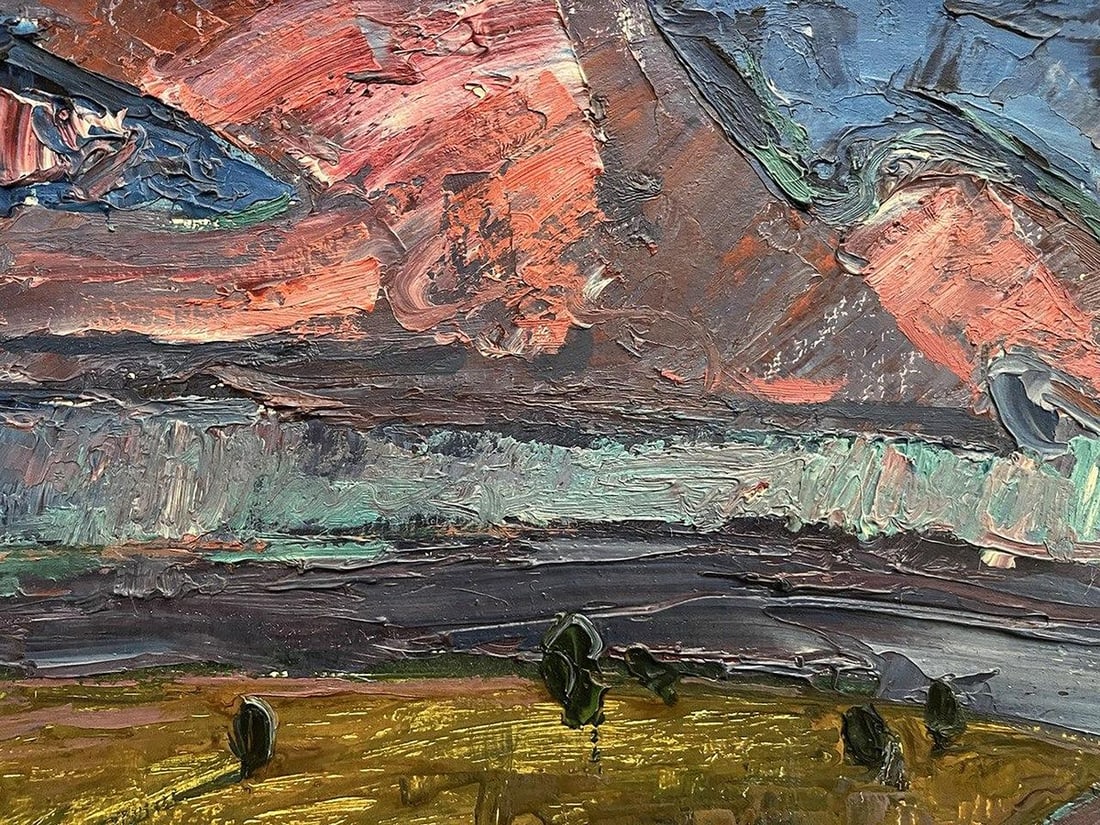 Oil painting Lavender fields Oleksandr Andreev - 7