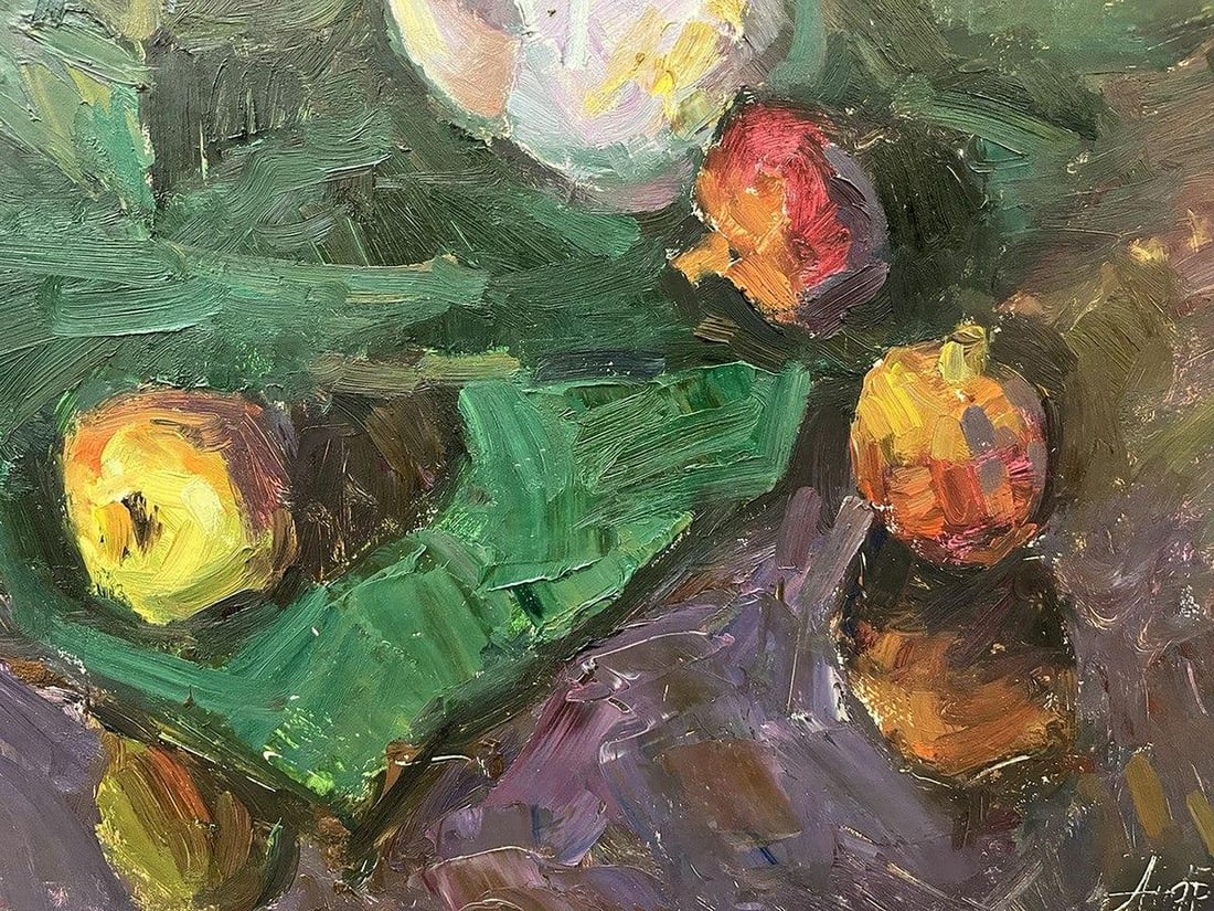 Oil painting Still life with grenades Oleksandr Andreev - 6