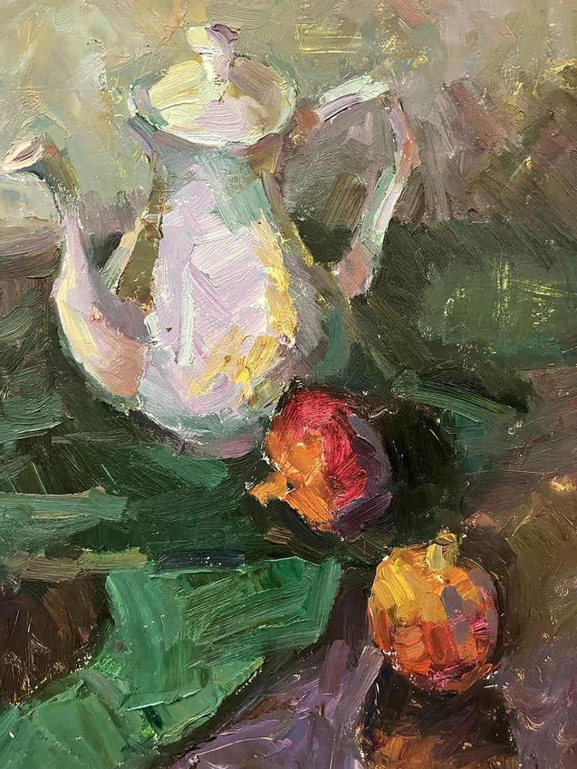 Oil painting Still life with grenades Oleksandr Andreev - 8