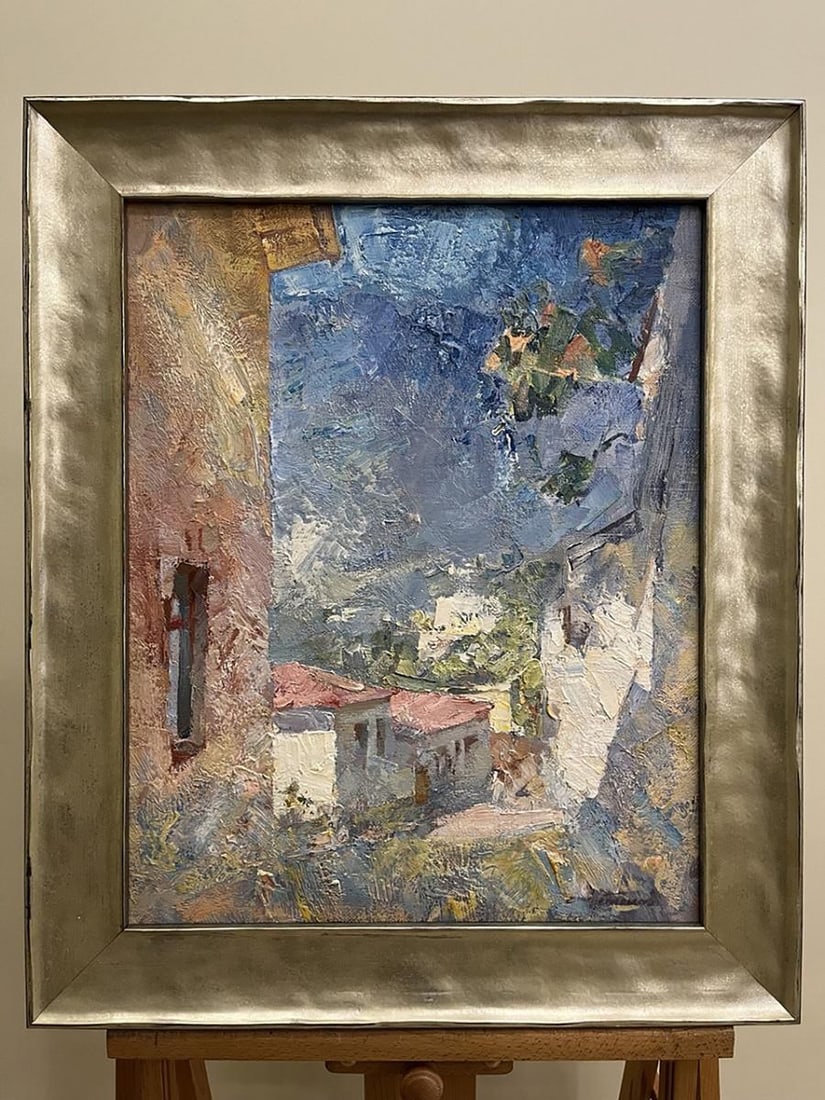 Oil painting in the city street Arsen Rustamov - 10
