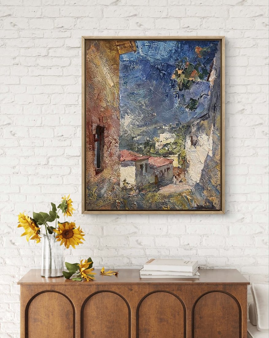 Oil painting in the city street Arsen Rustamov - 4