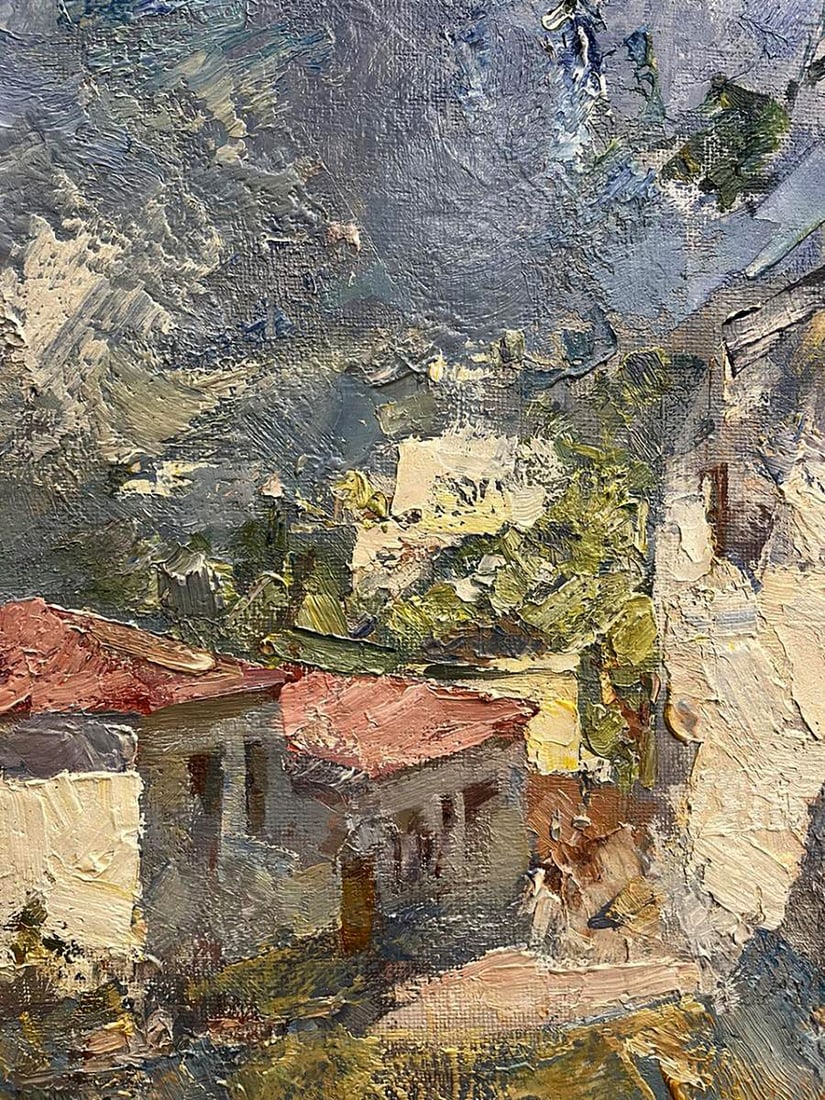 Oil painting in the city street Arsen Rustamov - 6