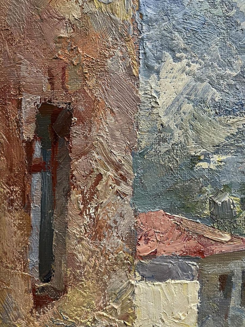 Oil painting in the city street Arsen Rustamov - 8