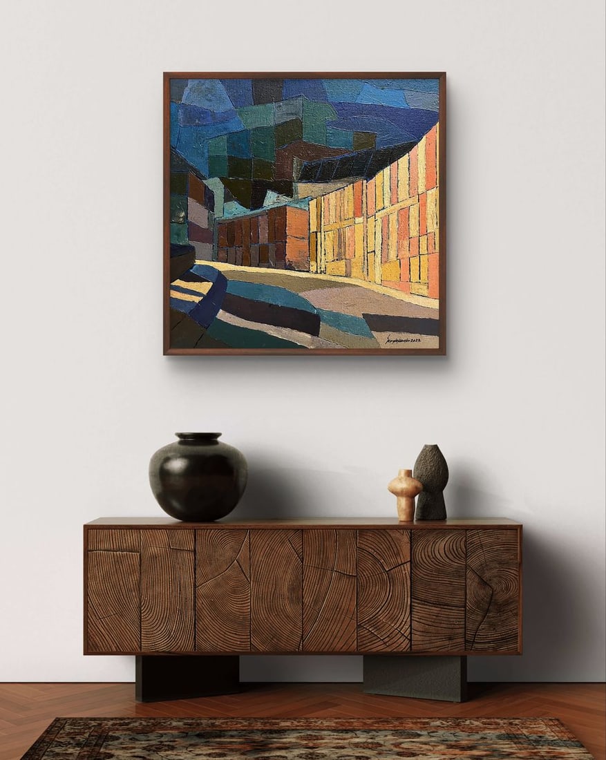 Oil painting Night city Serhiy Kovalev - 2