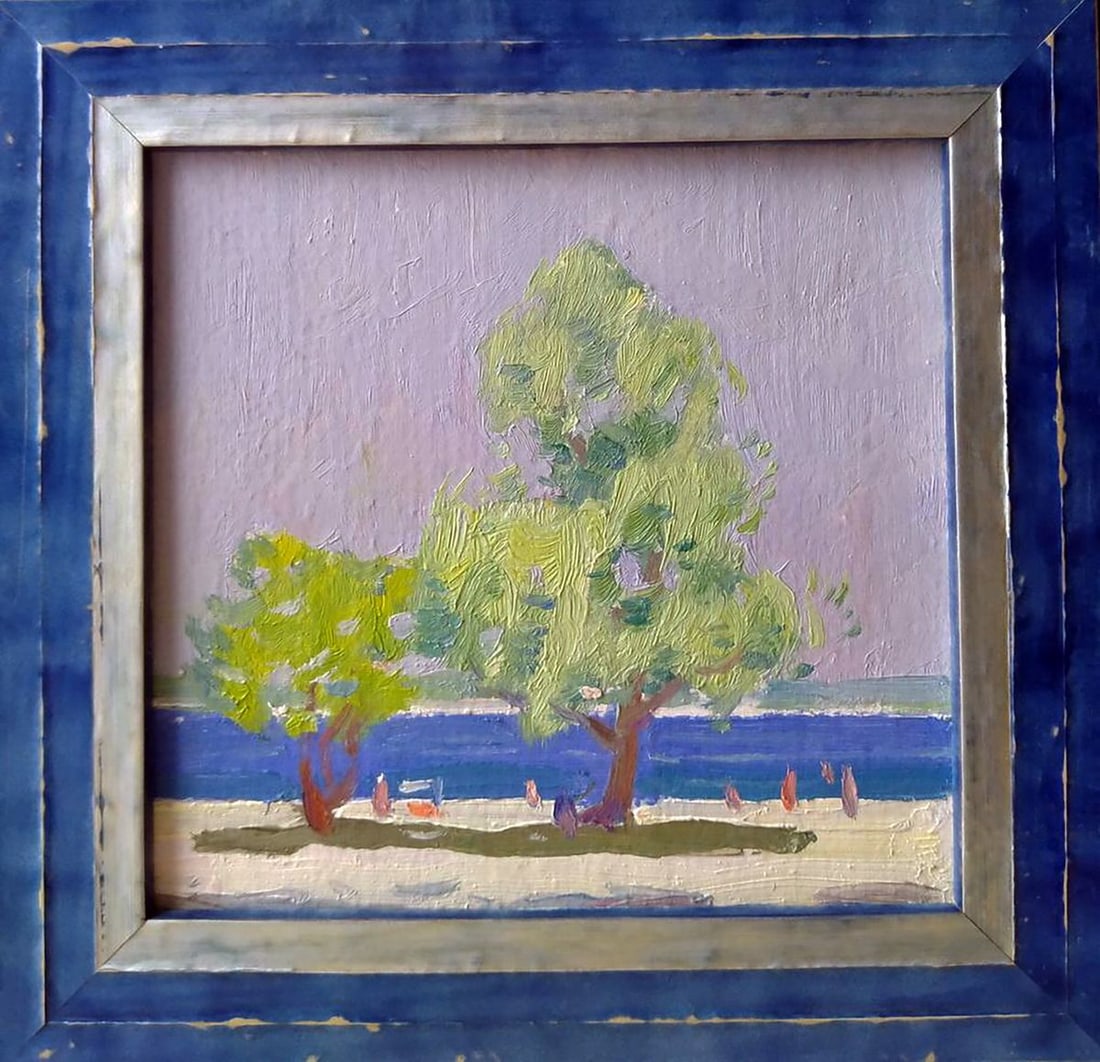 Oil painting Sea shore Yury Konovalov - 2