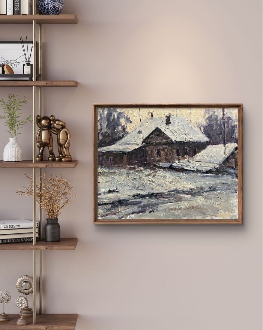Oil painting White evening Volodymyr Pashchenko - 3