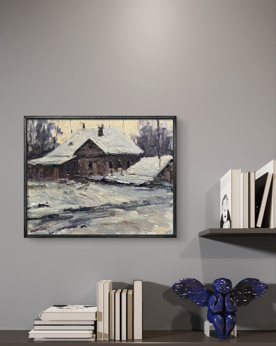 Oil painting White evening Volodymyr Pashchenko - 4