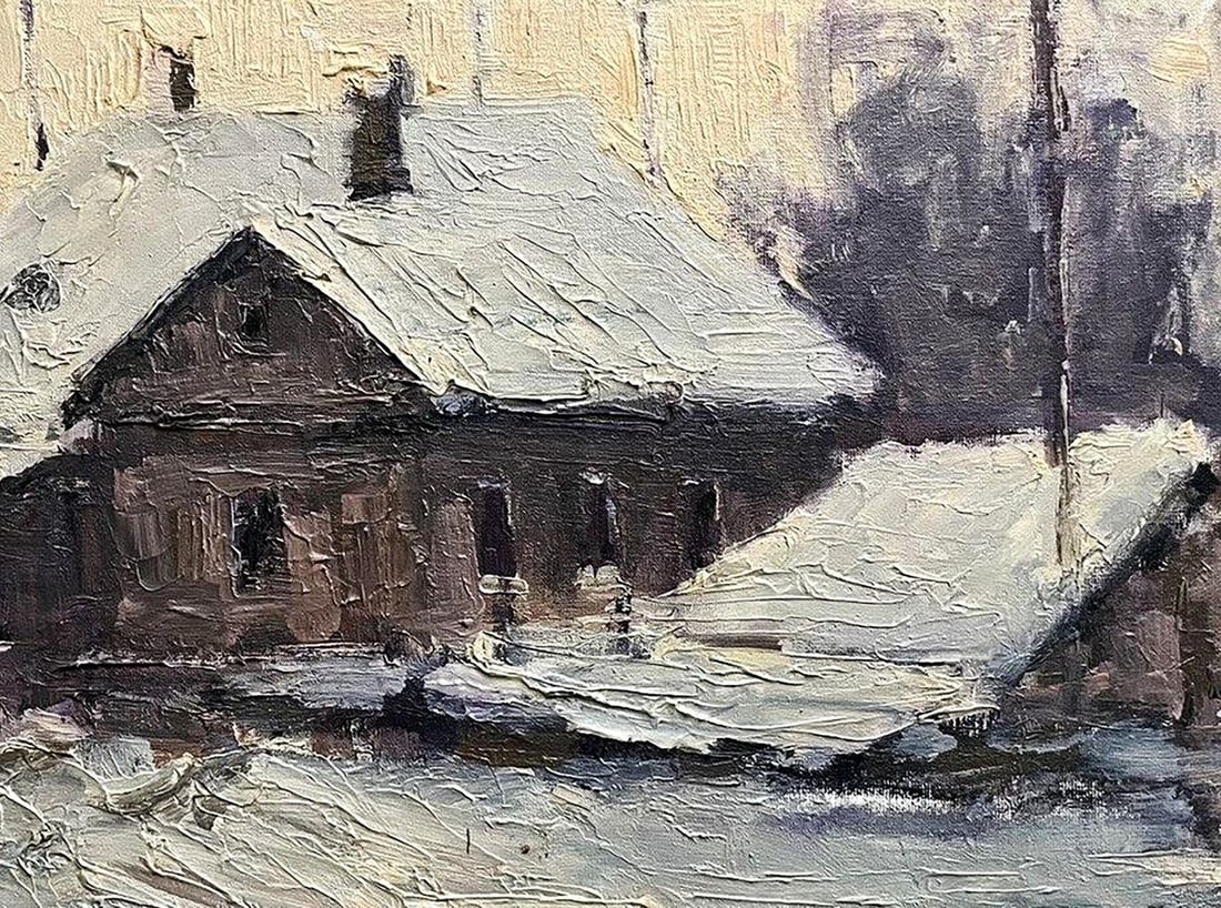 Oil painting White evening Volodymyr Pashchenko - 6
