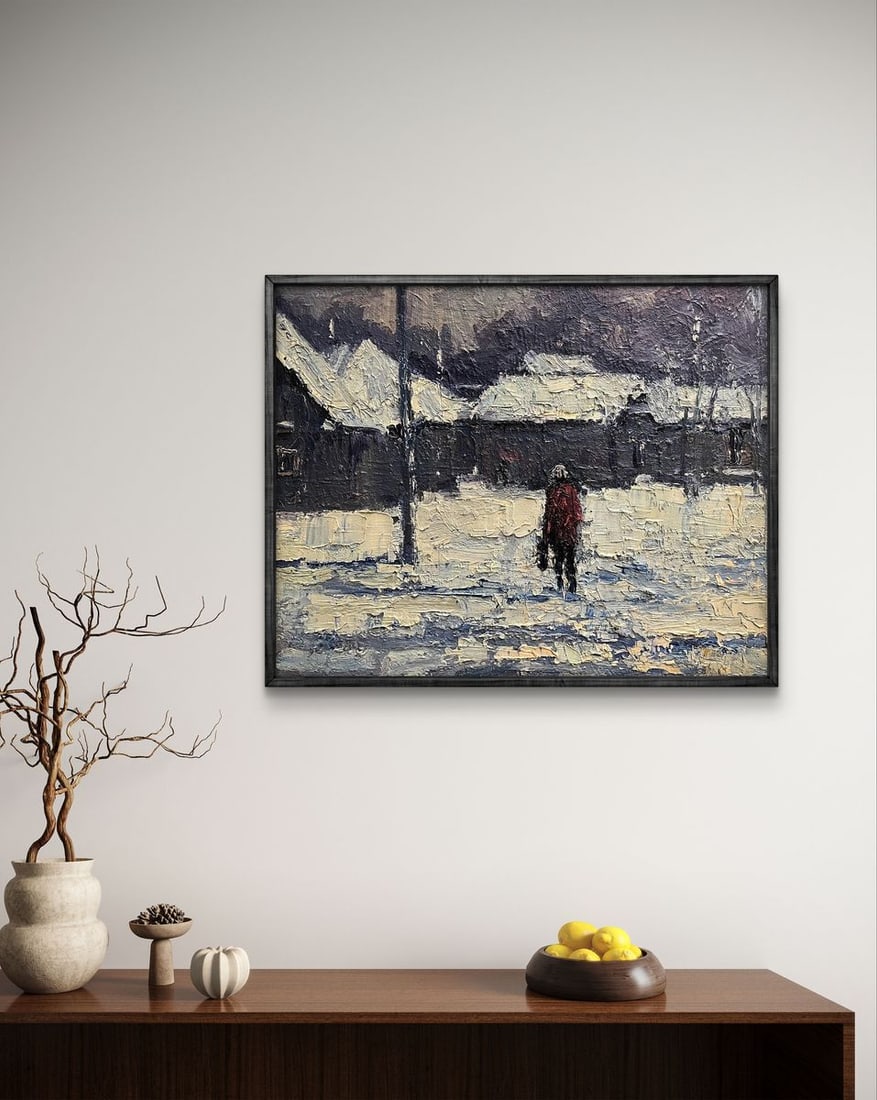 Oil painting Returning home Volodymyr Pashchenko - 3