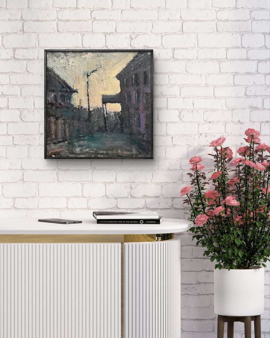 Oil painting Old town Volodymyr Pashchenko - 3