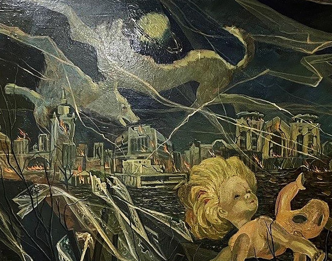 Oil painting Psychedelic Walk Leonid ilyinsky - 4