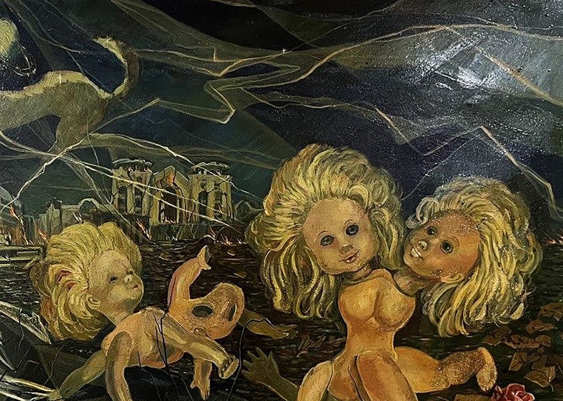 Oil painting Psychedelic Walk Leonid ilyinsky - 5