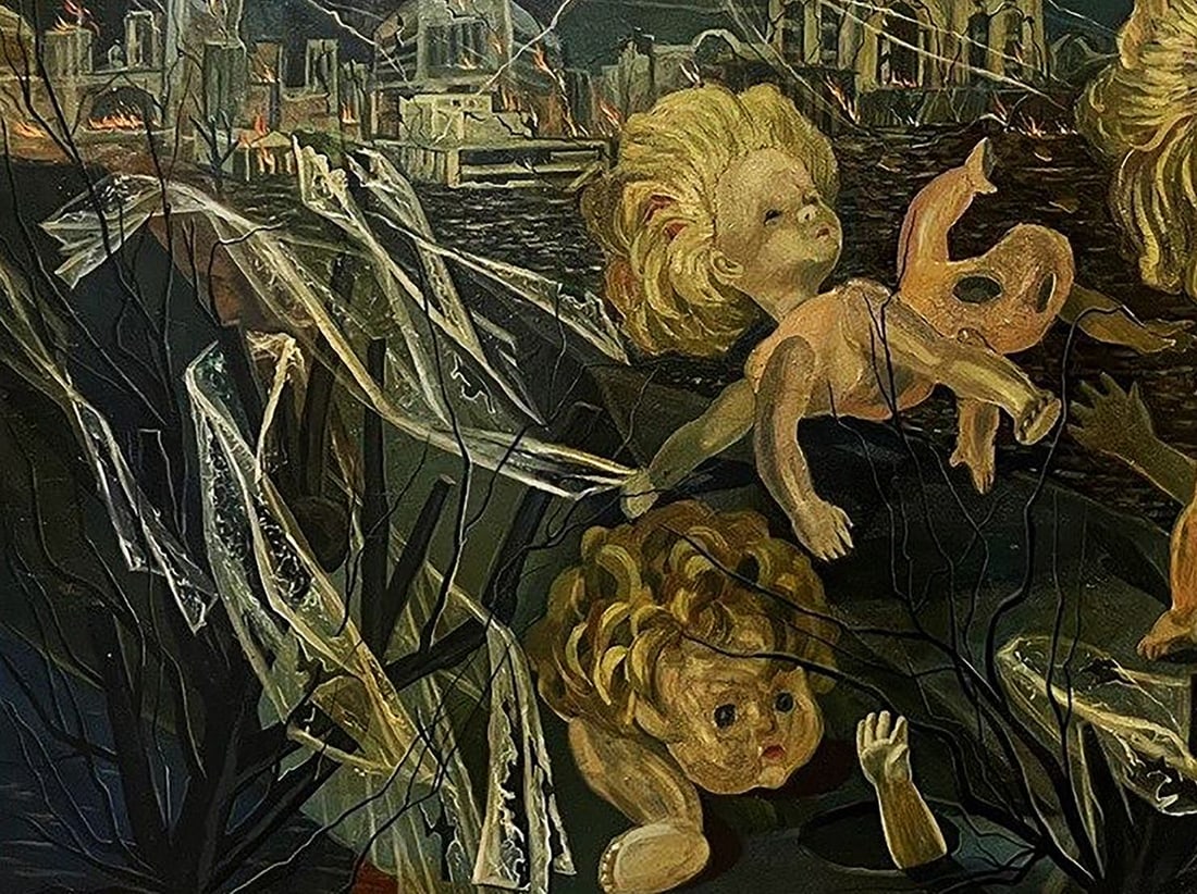 Oil painting Psychedelic Walk Leonid ilyinsky - 6