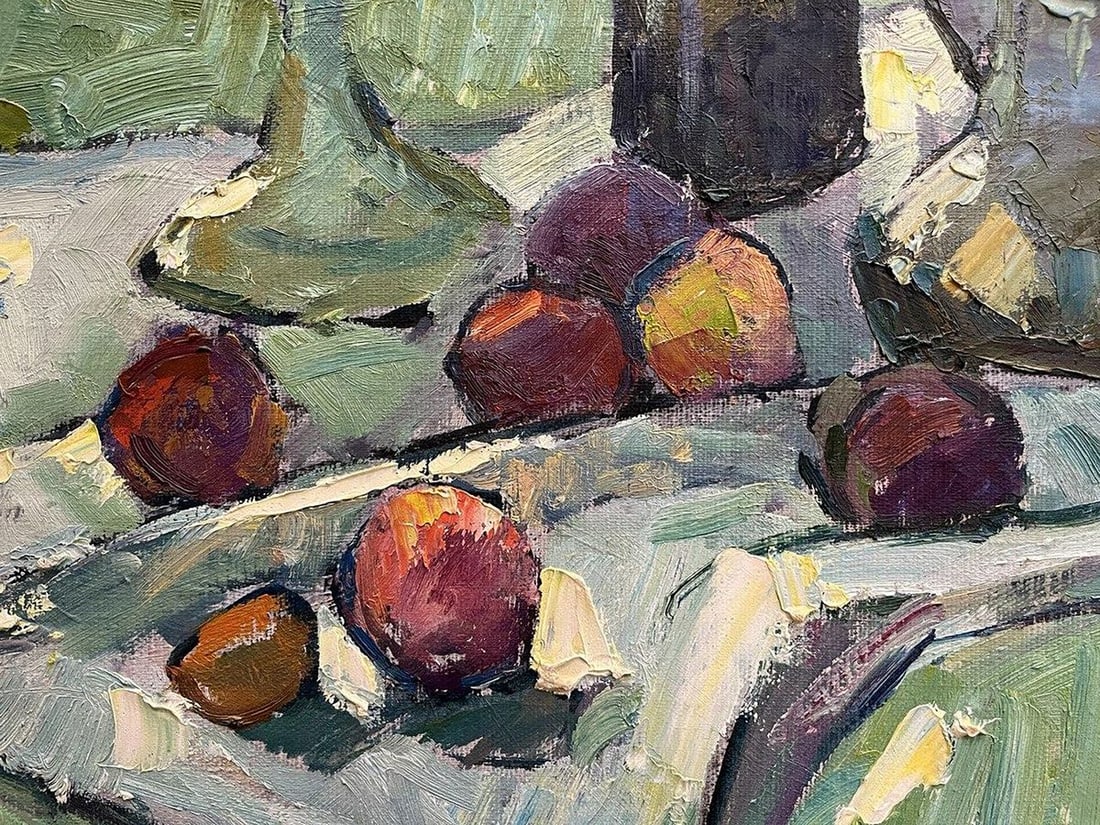 Oil painting Still life with fruits and dishes Oleksandr Andreev - 7