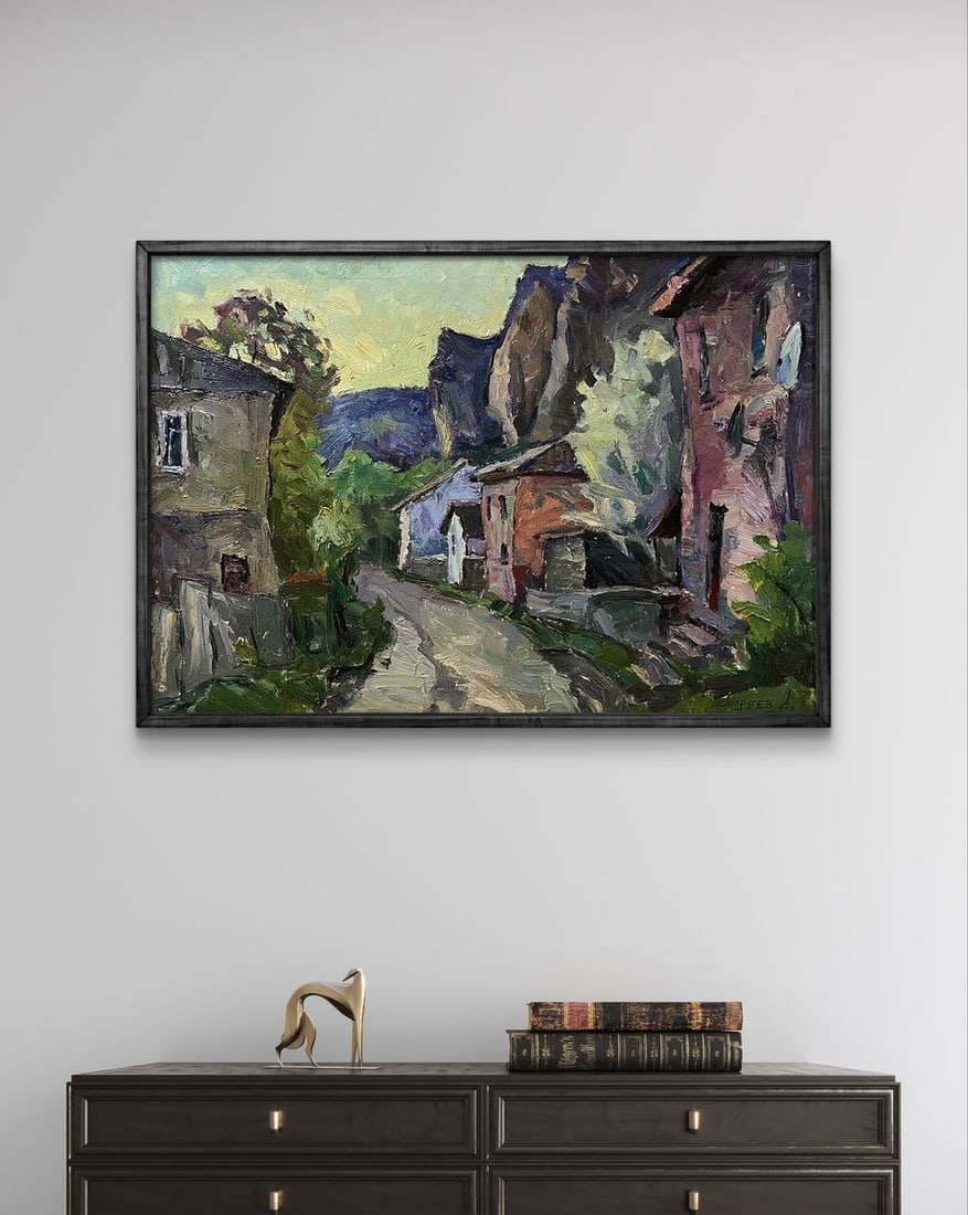 Oil painting The house by the rock Oleksandr Andreev - 3