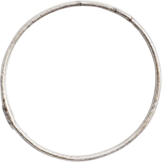 VIKING WOMAN'S WEDDING RING, C.850-1050 AD, SIZE 6 1/4 - 2